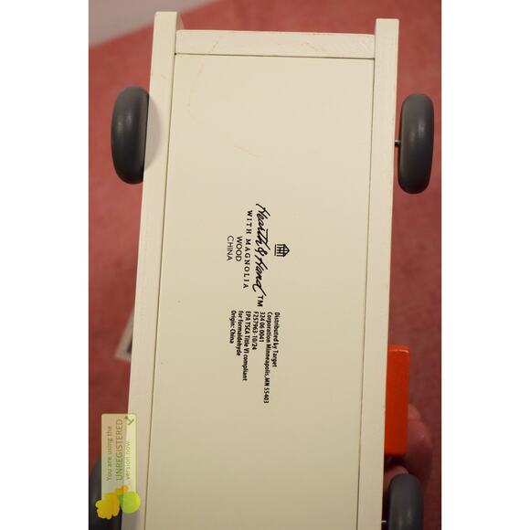 Hearth & Hand with Magnolia Toy Ice Cream Truck with Bear Pal - Picture 6 of 8